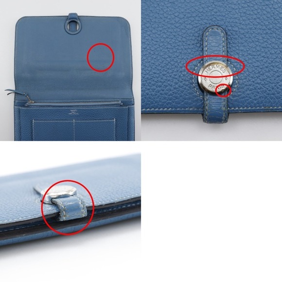 Hermes Dogon GM Long Wallet Togo Belt Clasp Unisex - Picture 9 of 11